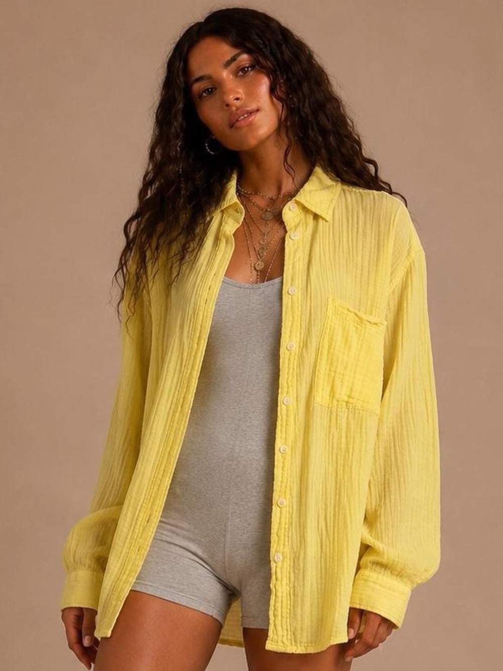 Vintage St John’s Bay Lightweight Button-Down Shirt